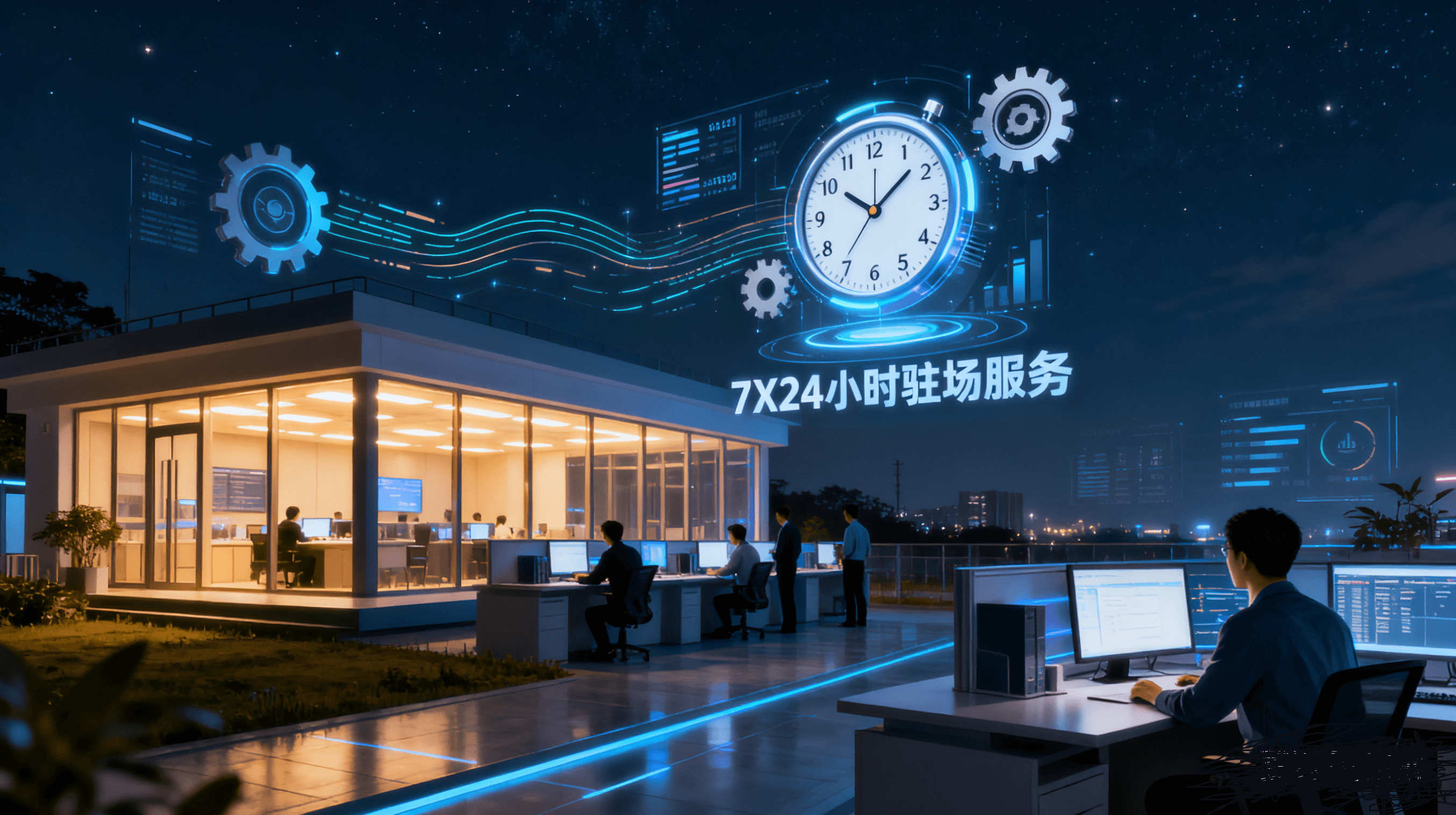 7X24小时驻场服务